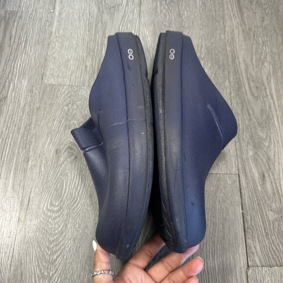 Oofos SZ M10 W12 Unisex Oocloog Clogs Matte Navy main image 5